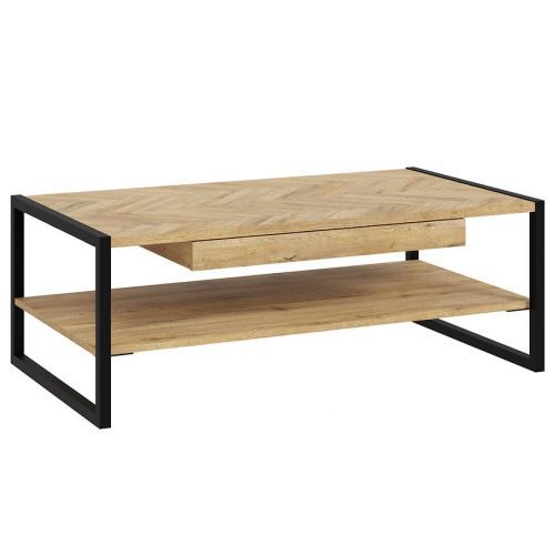 Konferenčný stolík Solletico dub spica/dub bartex