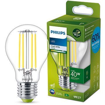 Philips LED 2,3-40W, E27, 4000K, A