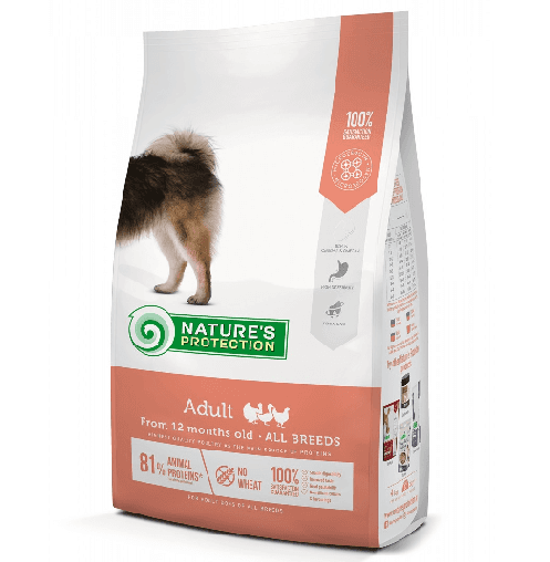 Natures P dog senior all breed poultry 7+ 4 kg