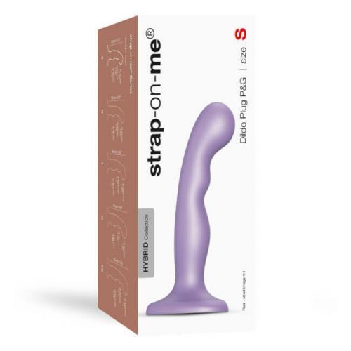 STRAP-ON-ME DILDO PLUG P&G METALLIC LILAC- S