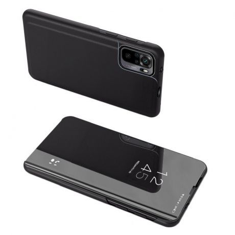 MG Clear View knižkové puzdro na Xiaomi Poco X4 5G, čierne