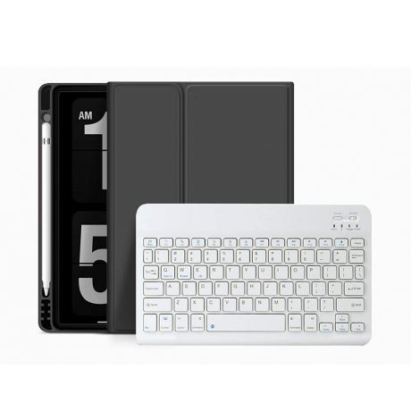 Tech-Protect Stylus + puzdro s klávesnicou na iPad 10.2 2019 / 2020 / 2021, čierne