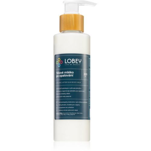 Lobey Body Care telové mlieko po opaľovaní 200 ml