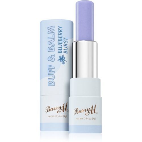 Barry M Buff & Balm vyhladzujúci balzam na pery pre objem odtieň Blueberry Burst 4 ml