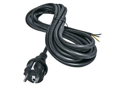 Flexo šnúra gumená 3x2,5mm2 3m čierna Geti