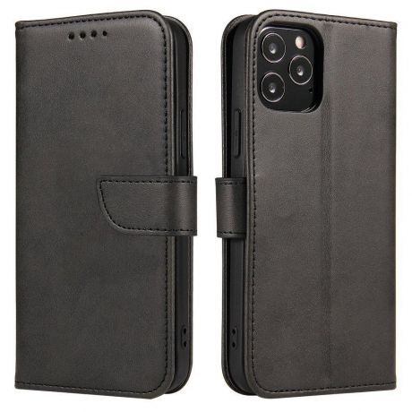 MG Magnet knižkové kožené puzdro na Motorola Moto G30 / Moto G 20 / Moto G10, čierne