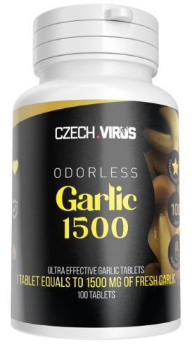 Czech virus odorless garlic 1500 mg 100 tabliet