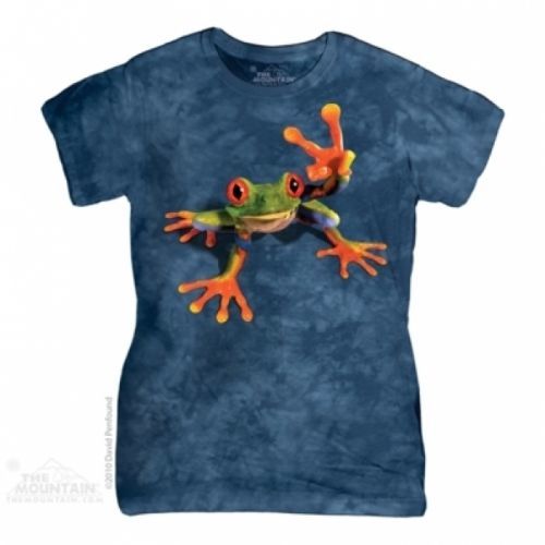 Tričko dámske The Mountain Victory Frog - modré, S