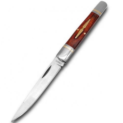 Outdoorový skladací nôž COLUMBIA-17,5/9,5cm-Hnedá KP18023