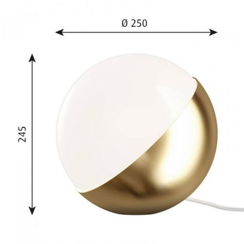 Louis Poulsen VL Studio stolová lampa mosadz Ø25cm