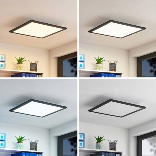 Lindby Nelios stropné LED svietidlo CCT 40 x 40 cm