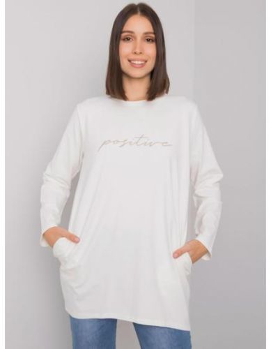 Dámska plus size tunika s potlačou KAYLAH ecru