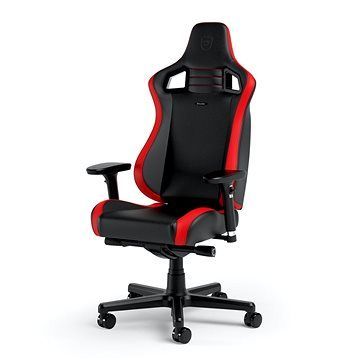 Noblechairs EPIC Compact, čierna/carbon/červená