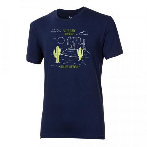Tričko pánske Progress Cactus s bambusom - navy, M