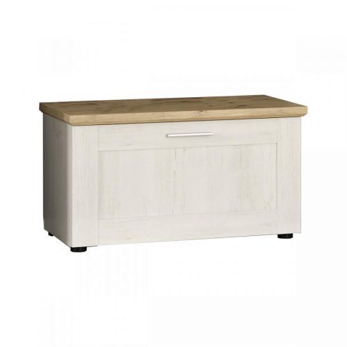 NABBI Lavrion S-1D botník (skrinka na topánky) sosna Andersen / dub artisan