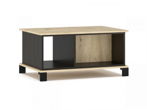 NABBI Vinap CT konferenčný stolík dub artisan / wenge tmavá