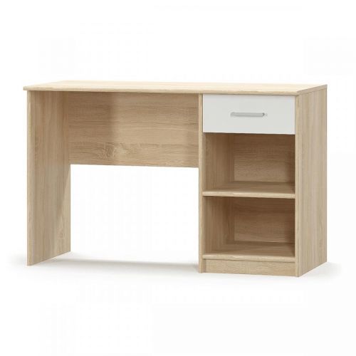 NABBI Tavir D-1DRW písací stôl dub sonoma / biela
