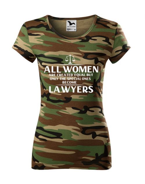 Dámské vtipné tričko pre právničku - skvelý tip na darček