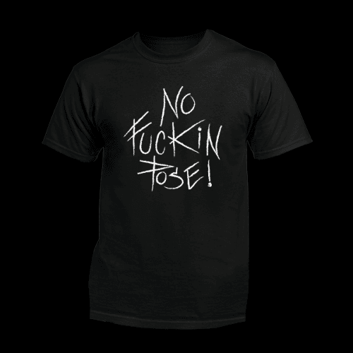 Tomy Kotty tričko No Fuckin Pose Čierna 3XL