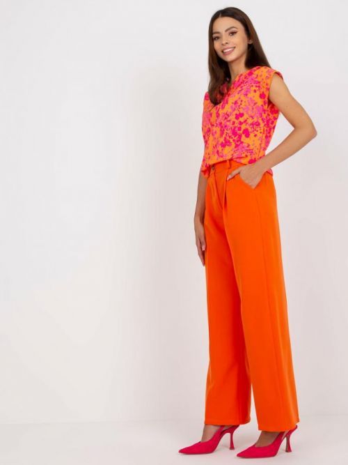 DHJ nohavice SP 15679.01X fluo oranžová S