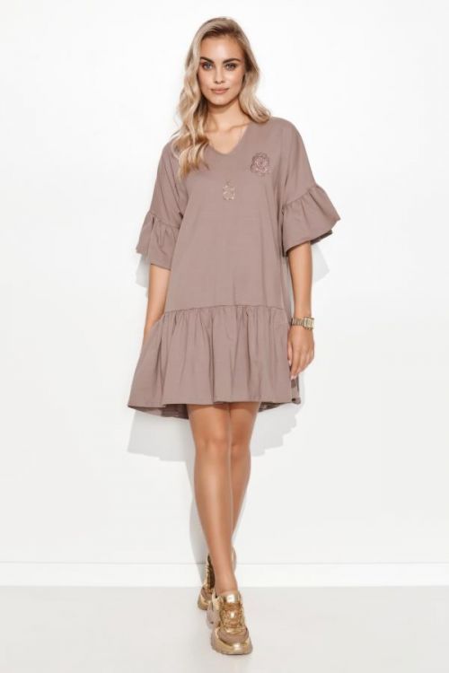 Makadamia Dress M729 Mocha 36/38