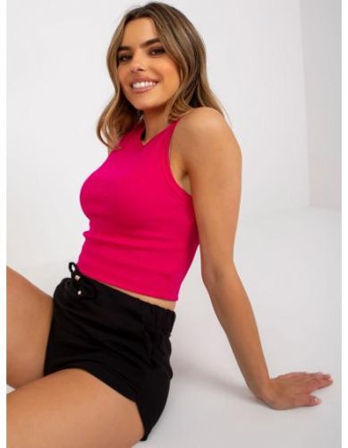 Dámske šortky s viazaním BASIC čierne