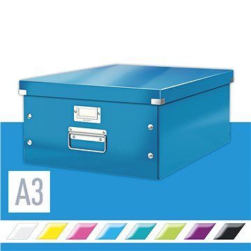 Leitz WOW Click & Store A3 36,9 x 20 x 48,2 cm, modrá