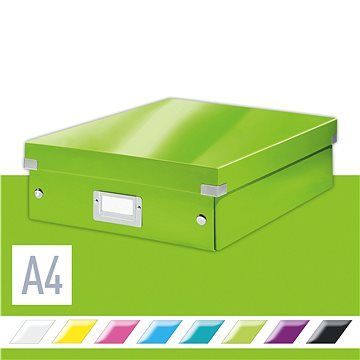 Leitz WOW Click & Store A4 28,1 x 10 x 37 cm, zelená