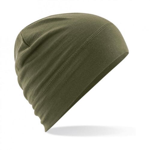 Čiapka Beechfield Merino Beanie - olivová