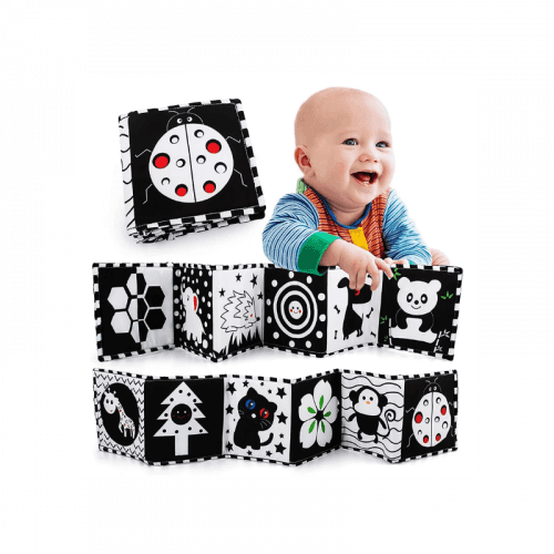 5638 Kontrastná senzorická knižka - Lienka a priatelia