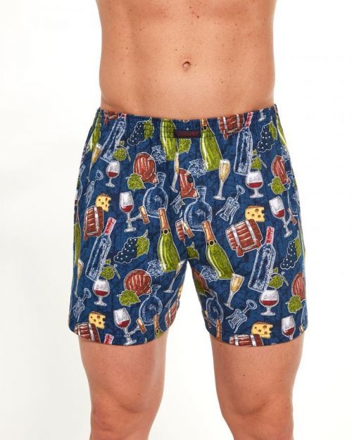 Pánske boxerky Cornette Classic 001/128 S-2XL tmavo modrá S