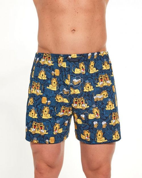 Pánske boxerky Cornette Classic 001/127 S-2XL tmavo modrá L