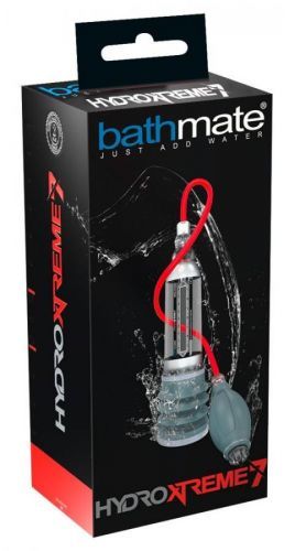 Bathmate Xtreme Hydromax 7 – balík -hydraulická pumpa na penis (priehľadná)
