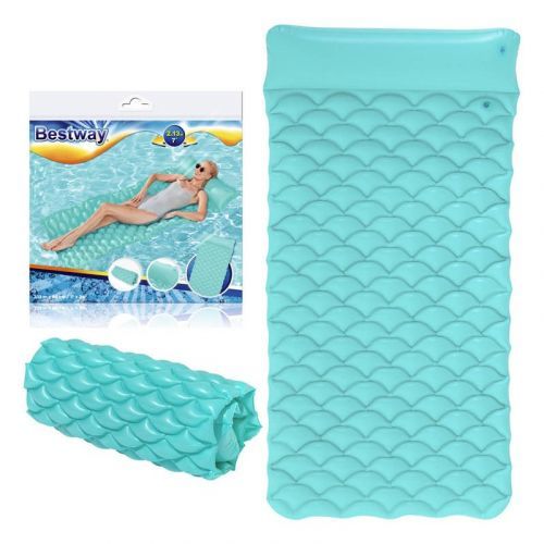 BE44020 ZI BESTWAY Nafukovací matrac Bestway Roll-up 213 cm Zelená