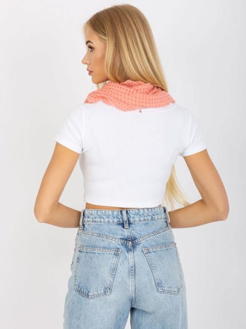 Dámska šatka AT CH BF48181 Korálová jedna veľkosť