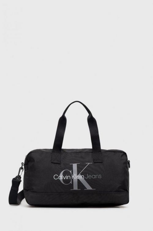 Taška Calvin Klein Jeans čierna farba