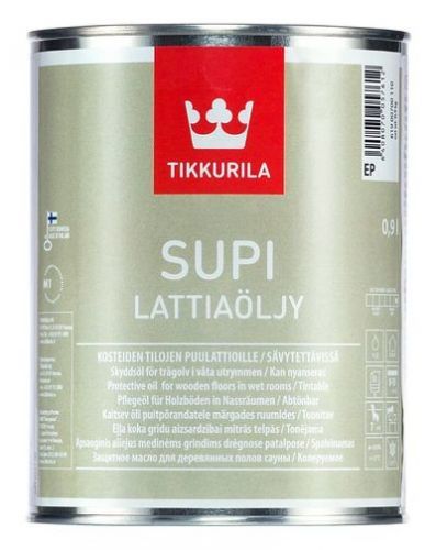 SUPI LATTIAÖLJY - Olej na drevo vo vlhkých priestoroch TVT 3446 - redwood 0,9 L