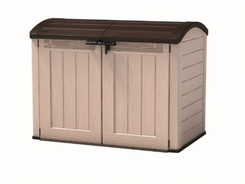 Záhradný box, béžovo-hnedý