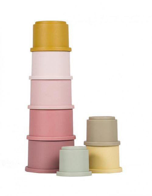 LITTLE DUTCH Kelímky stohovacie Pink