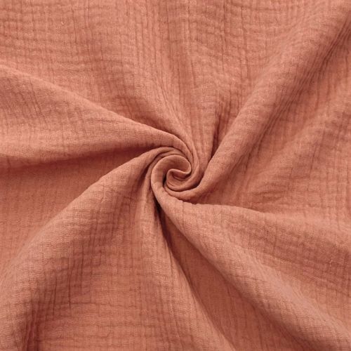 Dvojitá gázovina/mušelín blush