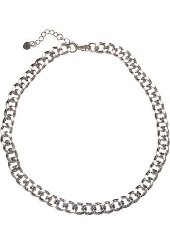 Urban Classics Big Saturn Basic Necklace silver - UNI