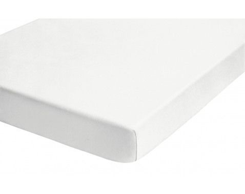 Napínacie prestieradlo Jersey Castell 140x200 cm, biele%