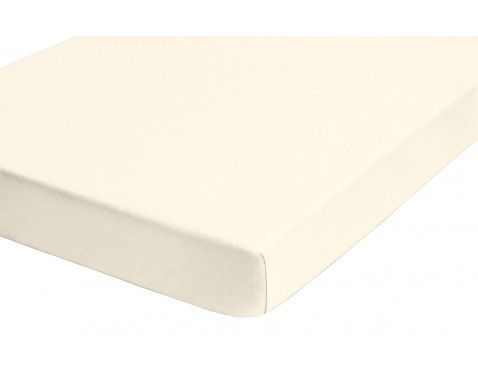 Napínacie prestieradlo Jersey Castell 140x200 cm, krémové%