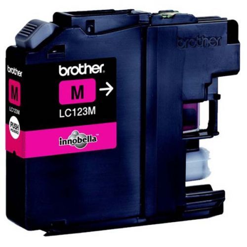Brother originál ink LC-123M, magenta, 600str., Brother MFC-J4510 DW
