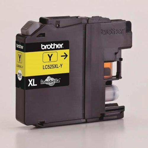 Brother originál ink LC-525XLY, yellow, 1300str., Brother DCP J100, DCP J105, MFCJ200