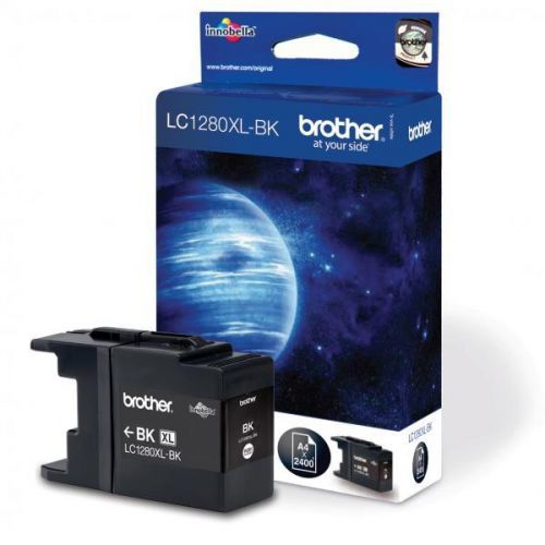 Brother originál ink LC-1280XLBK, black, 2400str., high capacity, Brother MFC-J6910DW