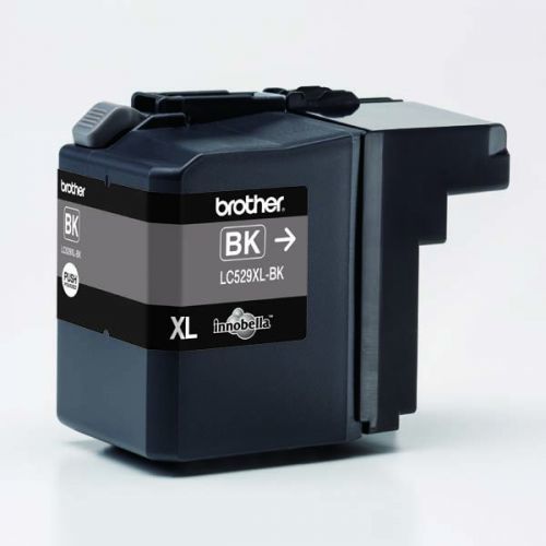 Brother originál ink LC-529XLBK, black, 2400str., Brother DCP J100, DCP J105, MFCJ200