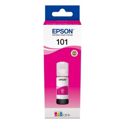 Epson originál ink C13T03V34A, 101, magenta, 70ml, Epson EcoTank L6160,L6170,L6190,L4150,L4160