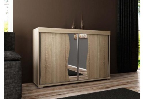 Expedo Komoda MADRID 2, 120x94x45, sonoma/zrkadlo