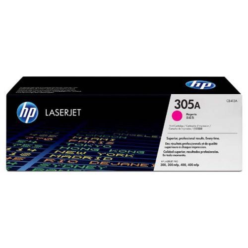 HP originál toner CE413A, magenta, 2600str., HP 305A, HP Color LaserJet Pro M375NW, Pro M475DN, M451dn, O